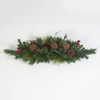 81cm Swag with Natural Woven Baubles