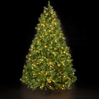 8ft Douglas Pine Pre-Lit Christmas Tree