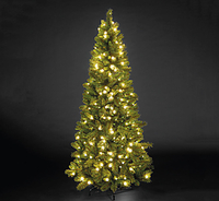 8ft Manitoba Spruce "QuickLight" Slim Tree