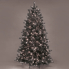 8ft/240cm Alberta Pine Black Pre-Lit LED Christmas Tree