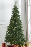 90cm Pre-Lit Deluxe Green Tree With 50 Warm White LEDs