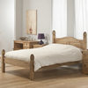 Aztec Corona Mexican Solid Pine Double Bed Frame