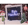 Bah Humbug! Illuminated Wall Canvas