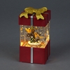 Battery Operated 15cm Water Giftbox With Birds & Warm White LEDs