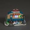 Battery Operated 16.5cm Caravan & Family Festive Scene With LEDs