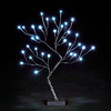Battery Operated 18in/45cm 2-Size Globe Tree with 32 Ice White LEDs