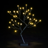 Battery Operated 18in/45cm 2-Size Globe Tree with 32 Warm White LEDs