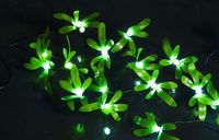 Battery Operated 20 Mistletoe Lights with 20 Ice White LEDs