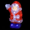 Battery Operated 22cm Santa with 24 Static White LEDs