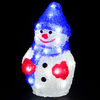 Battery Operated 22cm Snowman with 24 Static White LEDs