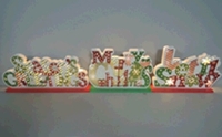 Battery Operated 22cm Let It Snow Table Top Decoration