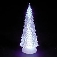 Battery Operated 30cm Acrylic Tree with Col Changing LEDs