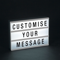 Battery Operated 30cm x 22cm Light Box with 85 Letters