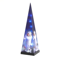 Battery Operated 45cm Laser Pyramid - The Snowman and The Snowdog