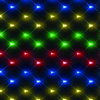 Battery Operated 4ft x 4ft Chasing Net with 100 Multi-Colour LEDs
