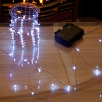 Battery Operated 80 Stargazer Copper Wire Christmas Lights