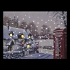 Battery Operated Fiber Optic & LED Village Canavas