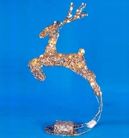 Battery Operated Leaping Sequin Deer