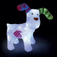 Battery Operated "The Snowdog" Figure with 24 LEDs