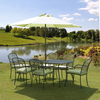 Bentley Lime & Charcoal 1.7m 6 Seat Garden Dining Set