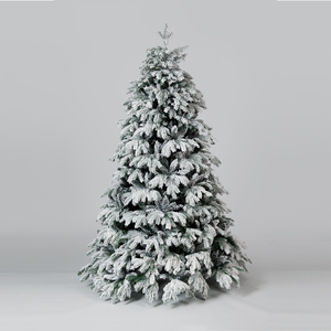 Cascade Premium Flocked Artificial Christmas Tree