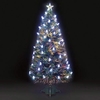 Colour Changing Aurora Pine Cone Fibre Optic Christmas Tree