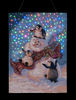 Dona Gelsinger 13 x 18in Blizzard Buddies illuminated Tapestry