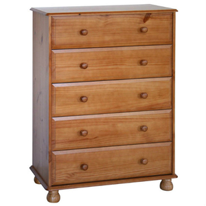 Dovedale 5 Drawer Pine Chest