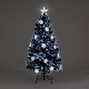 Fibre Optic Night Star Christmas Tree With LED Stars