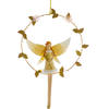 Golden Fairy Wreath Hanging Decoration