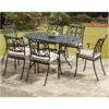 Guildford 6 Seat Cast Aluminium Garden Dining Set with Cushions