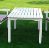 Holmsund White Premium Pine 6 Seat Garden Dining Table