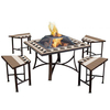 Lomond BBQ Fire Bowl Table with 4 Seats