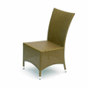 Manila Rattan & Aluminium Highback Dining Chair (Brown)