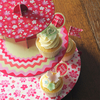 Mason Cash "Homemade" Cupcake Cases,  Toppers & Cake Stand Set