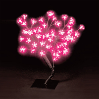 Miniature Cherry Blossom Tree with Shocking Pink LEDs