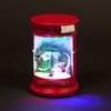 Miniature Frosted Village Postbox with Multi-coloured LEDs