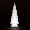 Miniature Illuminated Christmas Tree with Ice White LEDs