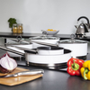 Morphy Richards Accents White 5 Piece Pan Set