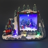 Musical Festive Scene with Rotating 