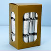 Pack of 12 Silver Foil Christmas Crackers