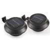 Pack of 2 Black Solar Gutter Spotlights