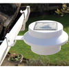 Pack of 2 White Solar Gutter Spotlights