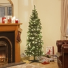 Pre-Lit Deluxe Green Christmas Tree With Warm White LEDs