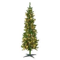 Pre-Lit Deluxe Green Tree with Warm White LEDs