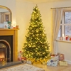 Pre-Lit Latvian Pine PE LED Pop-Up Christmas Tree