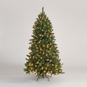 Pre-Lit Lawson Green Pine Artificial Christmas Tree