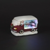 Santa in VW Camper Van with Snow Scene & LED Lights