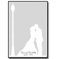 Sense and Sensibility Text Wall Print