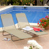 Set of 2 Miami Copper Sun Loungers